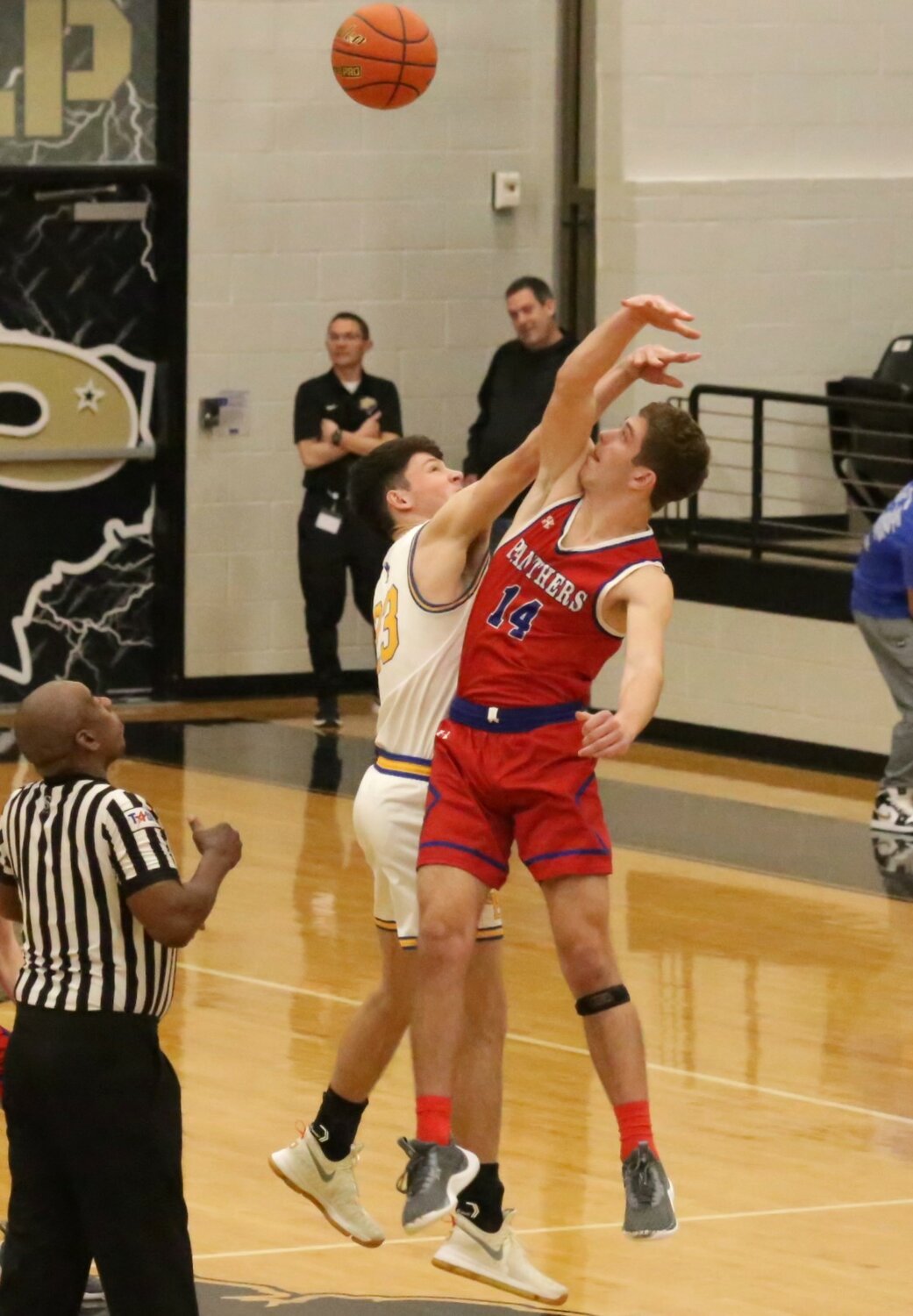 Payton Dickinson had a career night pouring in 30 points in the bi-district win over James Bowie.
